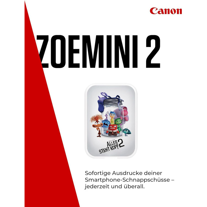 Canon Zoemini 2: Портативний фотодрук, Bluetooth 5.0, USB-C зарядка, Рожеве золото (Disney Limited Edition)