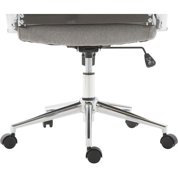 Офісне крісло Kolumbus: ергономічний крісло для офісу та дому, комфортне для тривалої роботи, міцне та довговічне, сірий колір