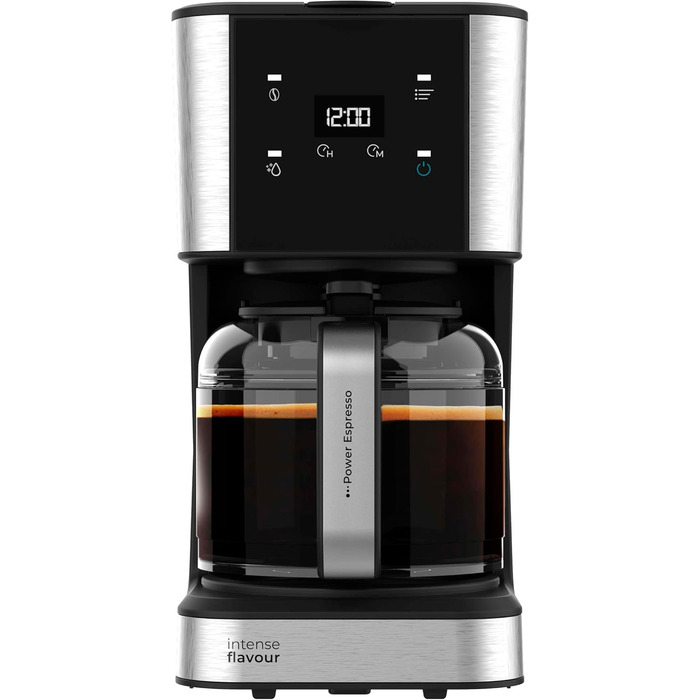Кавомашина крапельна програмована Cecotec Coffee 66 Smart Plus, 980W, 1,5л, сталь, LCD, Touchscreen, ExtemAroma, AutoClean