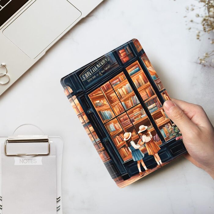 Чохол для Kindle Paperwhite 12-го покоління (2024) з автопробудженням, Silikon Flip Case, PU/TPU, Colorsoft, Signature Edition