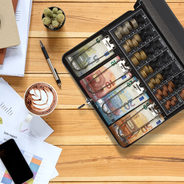 Cash Box with Euro Coin Sorter