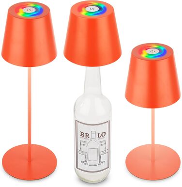 LED настільна лампа BRILONER бездротова з торшером, диммуванням, регулюванням висоти, 36x10,5 см, RGB + тепле світло