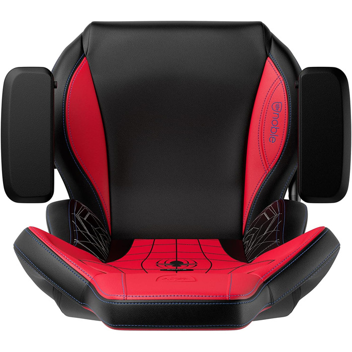 Ігрове крісло noblechairs Epic Spider-Man, ергономічне, офісне, з підголівником і поперековою підтримкою, для користувачів до 120 кг та 185 см