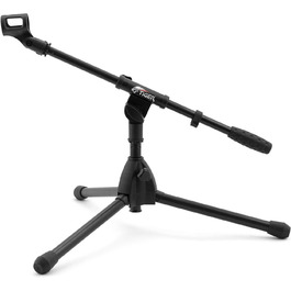 Стійка для мікрофона TIGER MCA49-BK для бас-бочки та гітарного комба - низька підставка, тринога