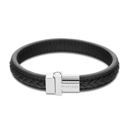 Браслет чоловічий шкіряний Tommy Hilfiger чорний 2790375