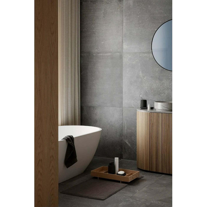 Blomus Soap Dish -SONO- Moonbeam, Soap Dish, Bathroom Shelf, Soap Dish, Ceramic, 13 x 10cm