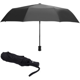 Loiina Сонцезахисний парасолька-рюкзак, вітростійкий, з подвійним куполом, автоматичний механізм, 8 спиць з нержавіючої сталі, захист від УФ-променів, легкий, компактний, стабільний