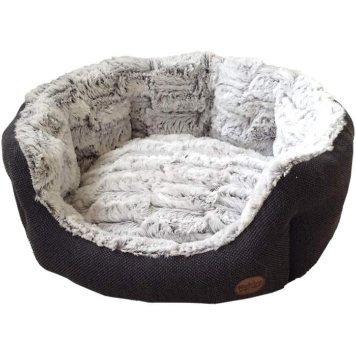 Ліжко для кота Nobby Komfort Bett Oval Cacho, сірий, 45x40x19 см
