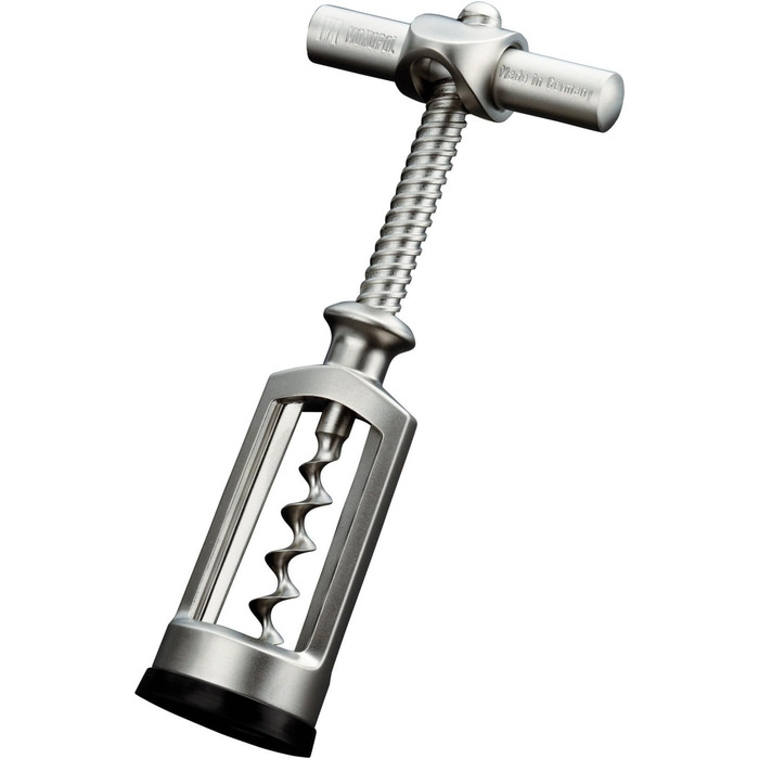 Westmark Bottle Opener with Cork Remover, Monopol Edition, Steel/Zinc Die-Cast, Chianti, Satin Finish, 62553380