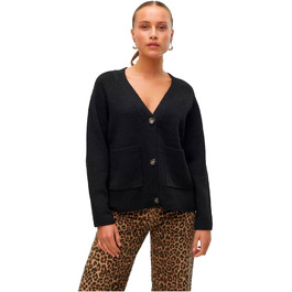 Жіноча в'язана кофта Vero Moda VMBOOM, чорна