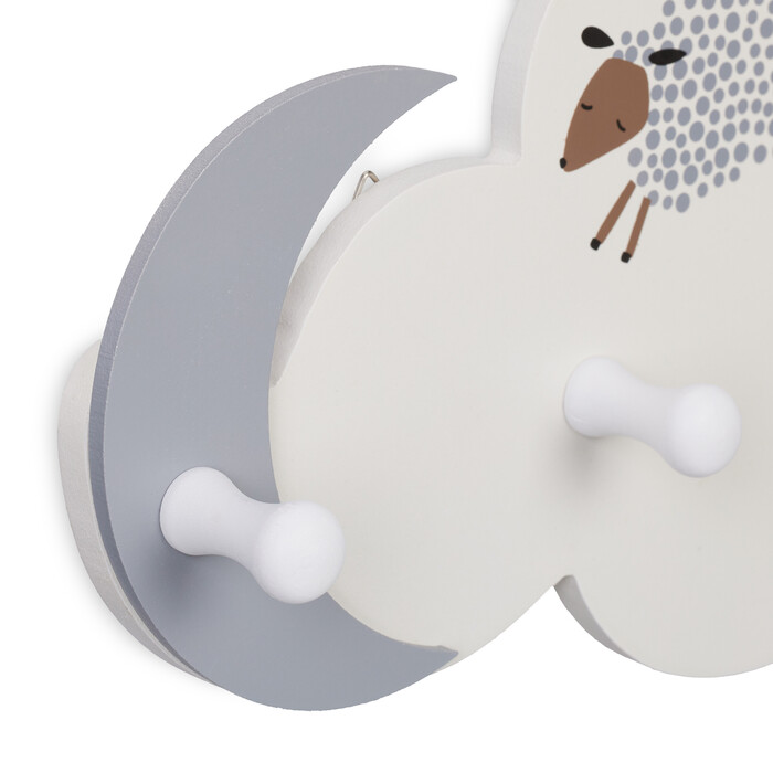 Relaxdays Kids' Wardrobe - Cloud, Moon, Star Design