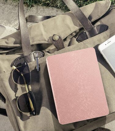 Чохол MoKo для Kindle Paperwhite 12th Gen 2024 та Kindle Colorsoft Signature Edition 2024, рожево-золотий. Захисний чохол з авто-сном/пробудженням для Kindle Paperwhite 2024