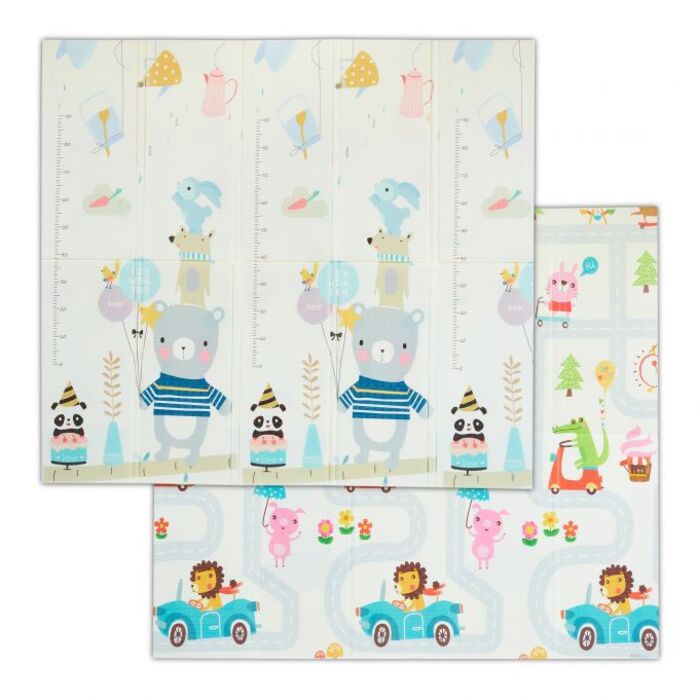 Relaxdays Foldable Play Mat with Animals