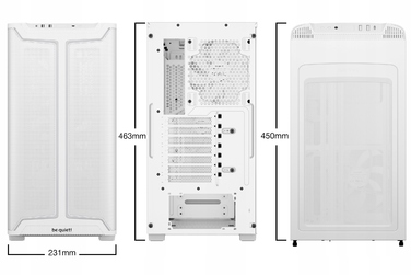 Корпус be quiet! Base 501 DX Midi Tower, білий