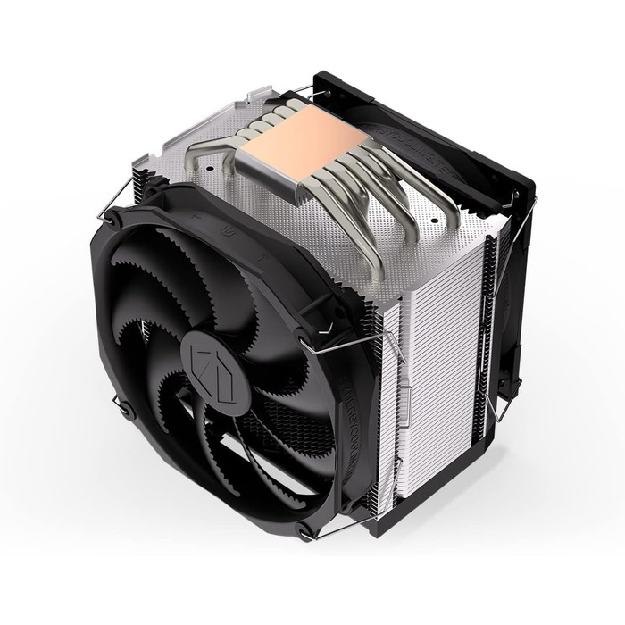 ENDORFY Fortis 5 Dual Fan - кулер для CPU з двома вентиляторами 140 мм та 120 мм, підтримка AM4, AM5, LGA1700, LGA1200
