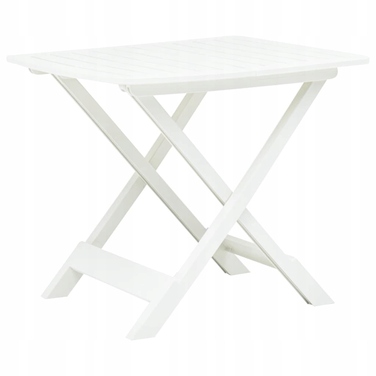Прямокутний пластиковий стіл VidaXL, 79 x 72 x 70 см