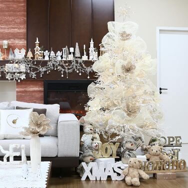 Набір прикрас для ялинки Sea Team 60 мм (30 шт.) - ялинкові кулі, тематика: ялинка, колір: шампань