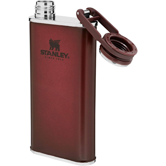 Термос Stanley Classic Wide Mouth 236ml з кришкою Never-Lose, нержавіюча сталь, зелений (Wine)