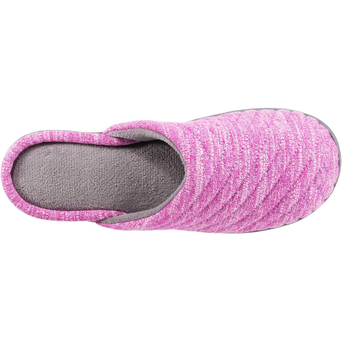 Тапочки-клоги Isotoner Andrea для жінок, Space Knit, фіолетові, 37/38 EU