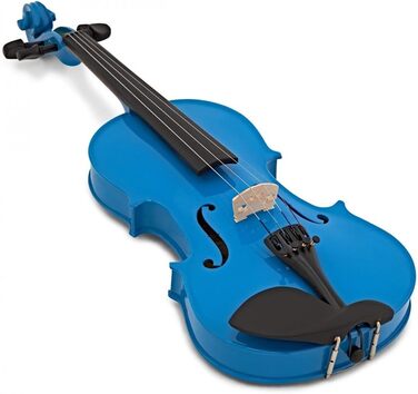 Скрипка для учнів 3/4 від Gear4music з коліумом, струною та футляром, блакитна