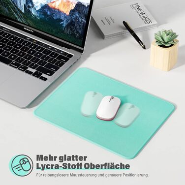 Набір килимків для миші KTRIO 3 шт. (275x215 мм, чорний) з антиковзким покриттям та прошитими краями