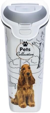 Curver PetLife Контейнер для корму 10 кг / 23Л, сухий корм для собак, 23,5x49,7x50,30 см
