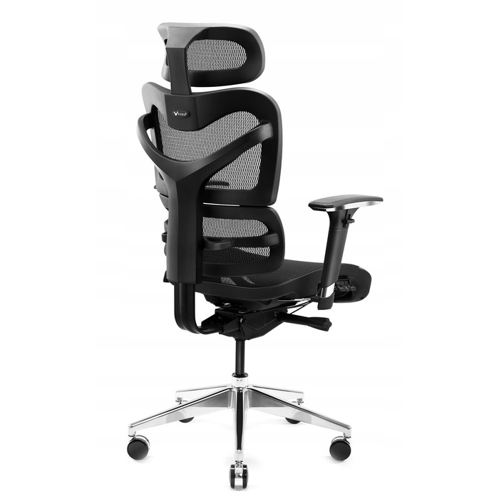 Ігрове крісло Diablo Chairs V-Commander, тканина, чорне