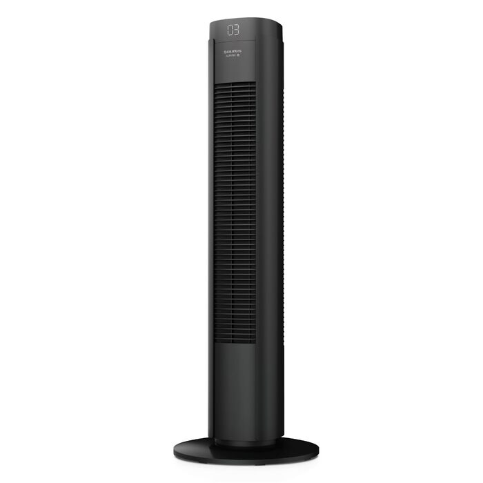 Вентилятор Taurus Babel RCH - потужний охолоджувач з пультом та осциляцією, 50 Вт, 86 см, 4 швидкості, 3 режими, таймер 9 год, сірий