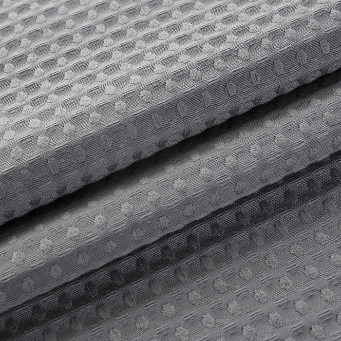 Шторка для душу Barossa Design, вафельна текстура, готельний люкс, біла, 213.4 x 182.9 см