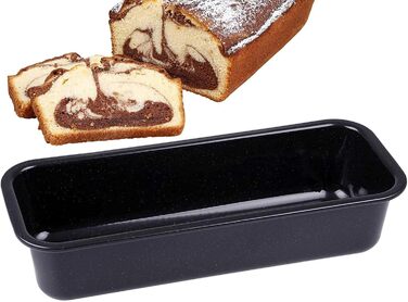 SIDCO Cast Iron Enamel Bread Loaf Pan King Cake Pan Enameled Cake Pan 30 cm
