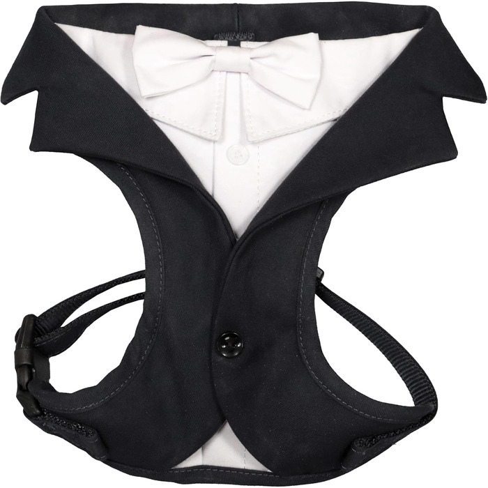 Нашийник для собак Croci Ceremony з дзвіночком для обручок, регульований, білий (чорний, L)