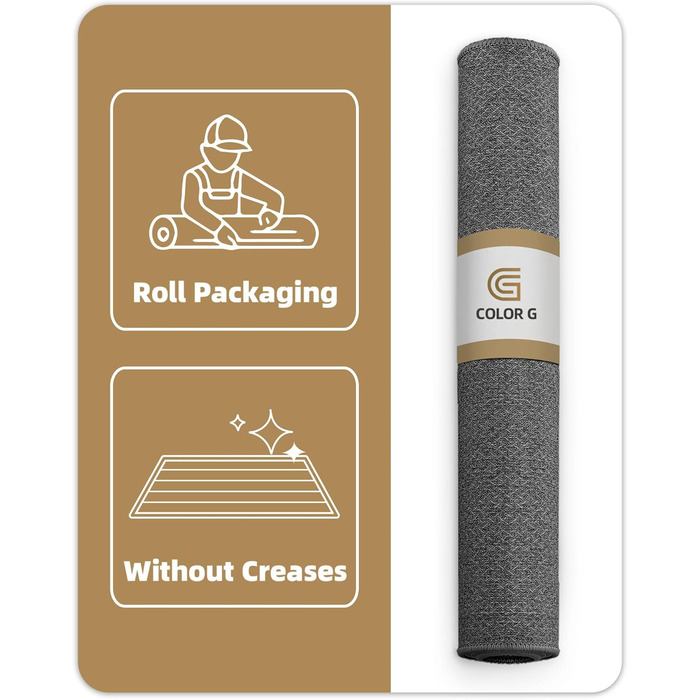 Тонкий килимок для входу COLOR&GEOMETRY, протибризковий та протиковзкий килим у передпокою, темно-сірий, 92 x 142 см