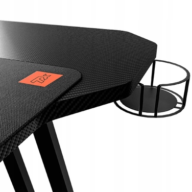 Ігровий стіл Trex E-Sports Exon, чорний, 120x60x75 см