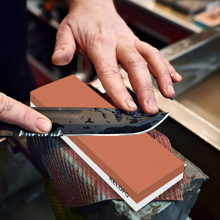 Набір для заточування ножів KELOFO 2-в-1: професійний шліф-камінь 3000/8000