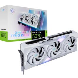 Відеокарта MSI GeForce RTX 5070 GAMING TRIO OC WHITE 12GB GDDR7, PCIe 5.0