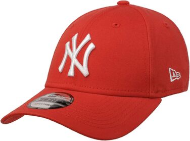 Кепка New Era 9Forty Yankees Essential - бейсболка з вигнутим козирком, MLB, червона