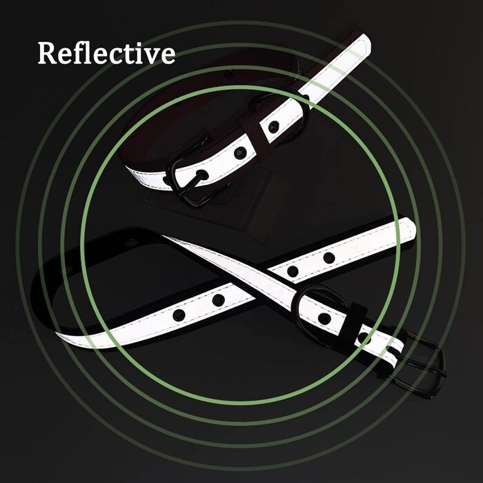 Освітлююче нашийник Yonsbox для собак та котів з персоналізованою гравіюванням – міцний, легкий, з ID-значком та світловідбиваючими елементами. 6 розмірів (XS–XXL). Рожевий, XXL: 46-56 см (підходить для собак вагою до 27 кг)