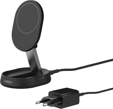 Белінкі BoostCharge Pro: Бездротова зарядка 15W з підтримкою Qi2 та MagSafe для iPhone 16/15/14/13/12 (з блоком живлення 20W)