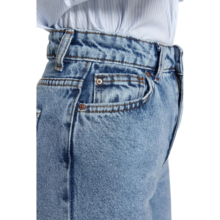 Джинси жіночі Trendyol Mama Jeans висока талія прямі Indigo 42