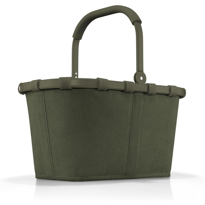 Сумка-шопер Reisenthel Carrybag – містка та практична, Cord Dark Matcha, Single