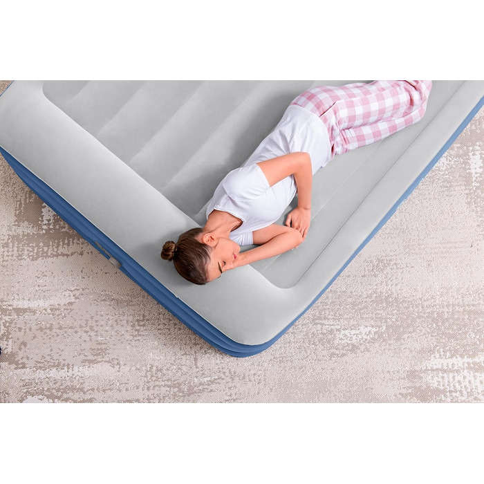 Надувний матрац Bestway TriTech Vento Double XL з електронасосом 203x152x46 см