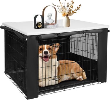 Накладка на собачий вольєр Rockever 96,5 см, пластикова, з антиковзаючим покриттям, легко миється, з кріпленнями (для вольєру 91,4 см)