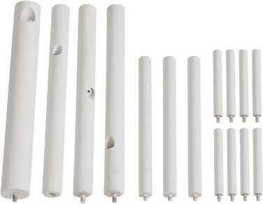 YMYNY Clothes Rack, For Clothing, Jackets, Hat, Wardrobe in Tree Shape, Clothes Rail With 8 Hooks, Bedroom, Hallway, Natural Colors HCR001N (White)