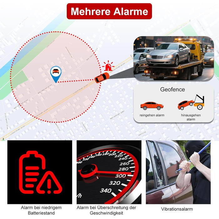 GPS-трекер TKMARS TK905 для авто, магнітний, водонепроникний, без абонплати, 90 днів автономної роботи, 5000 мА·год, з безкоштовним додатком