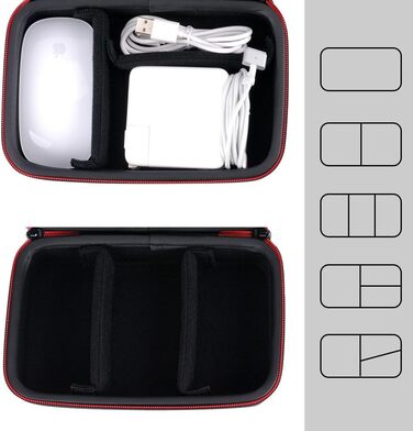 Сумка для аксесуарів Smatree: Magic Mouse, MagSafe, Pencil, Lightning, USB та інше (A90b)