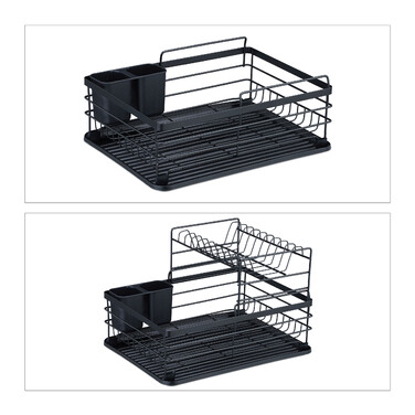 Relaxdays Dish Drainer, Metal