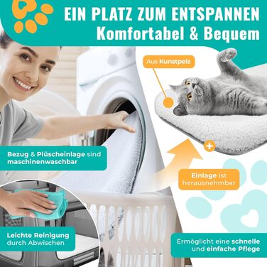 Транспортна переноска для собак та котів M 60x42x44 см | Складана переноска для тварин з мискою та плечовим ременем | Для котів та собак, сірий колір