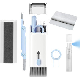 Набір для чищення електроніки 7 в 1: клавіатура, ноутбук, Airpods, телефон, монітор