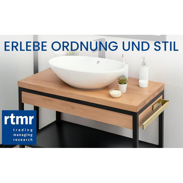 Настінна полиця для рушників rtmr, з кріпленням для свердління, преміум-якість, з алюмінію, 38 см, для ванної кімнати та гостьового туалету