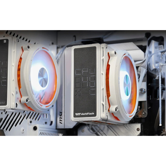 Активне охолодження для процесора DarkFlash E400 White